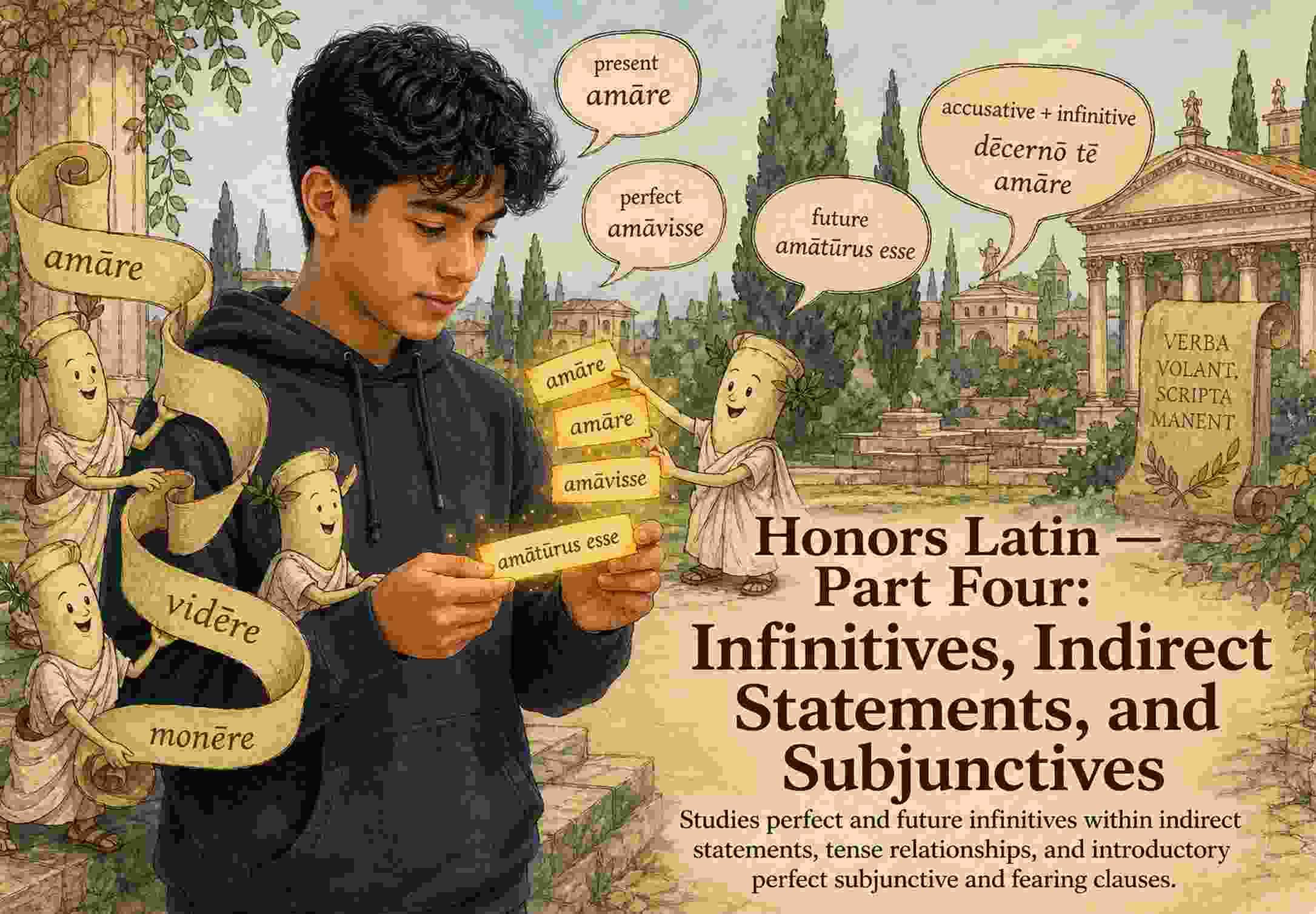 Honors Latin — Part Four: Infinitives, Indirect Statements, and Subjunctives