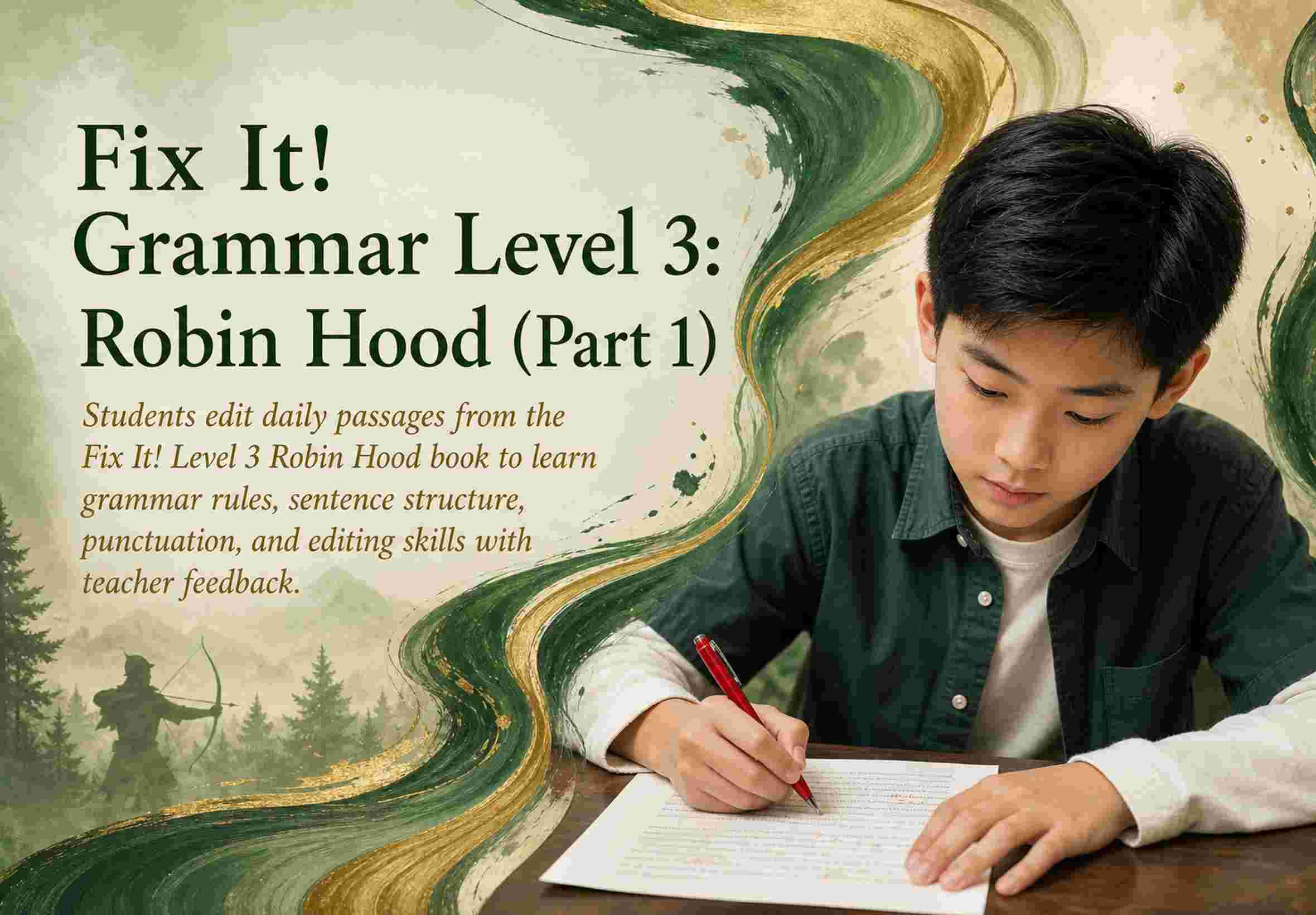 Fix It! Grammar Level 3: Robin Hood (Part 1)