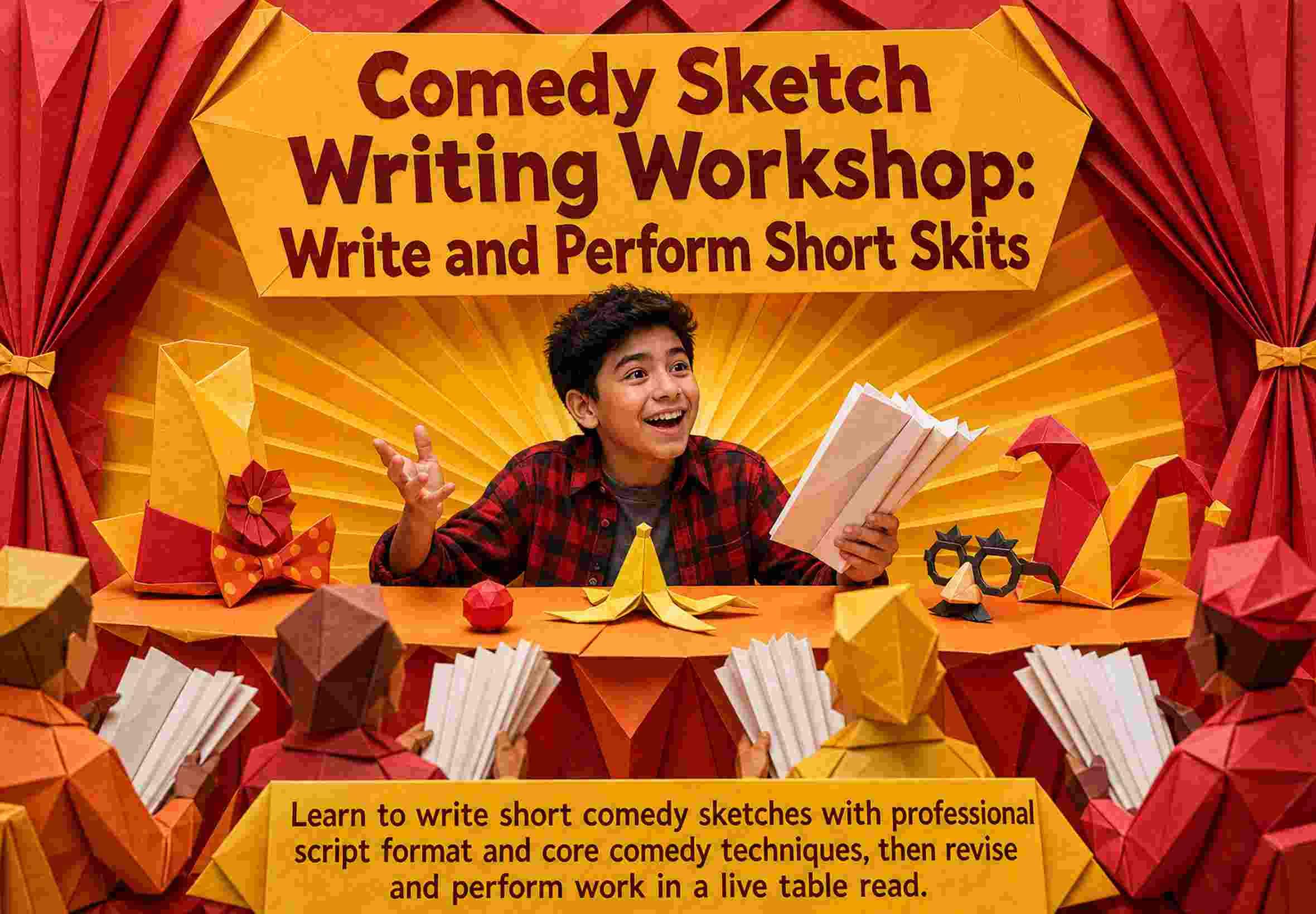 Comedy Sketch Writing Workshop: Write and Perform Short Skits