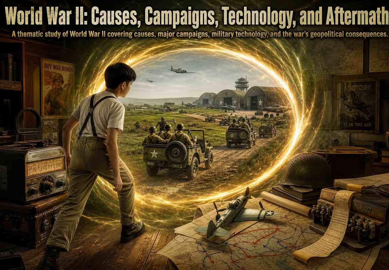 World War II: Causes, Campaigns, Technology, and Aftermath