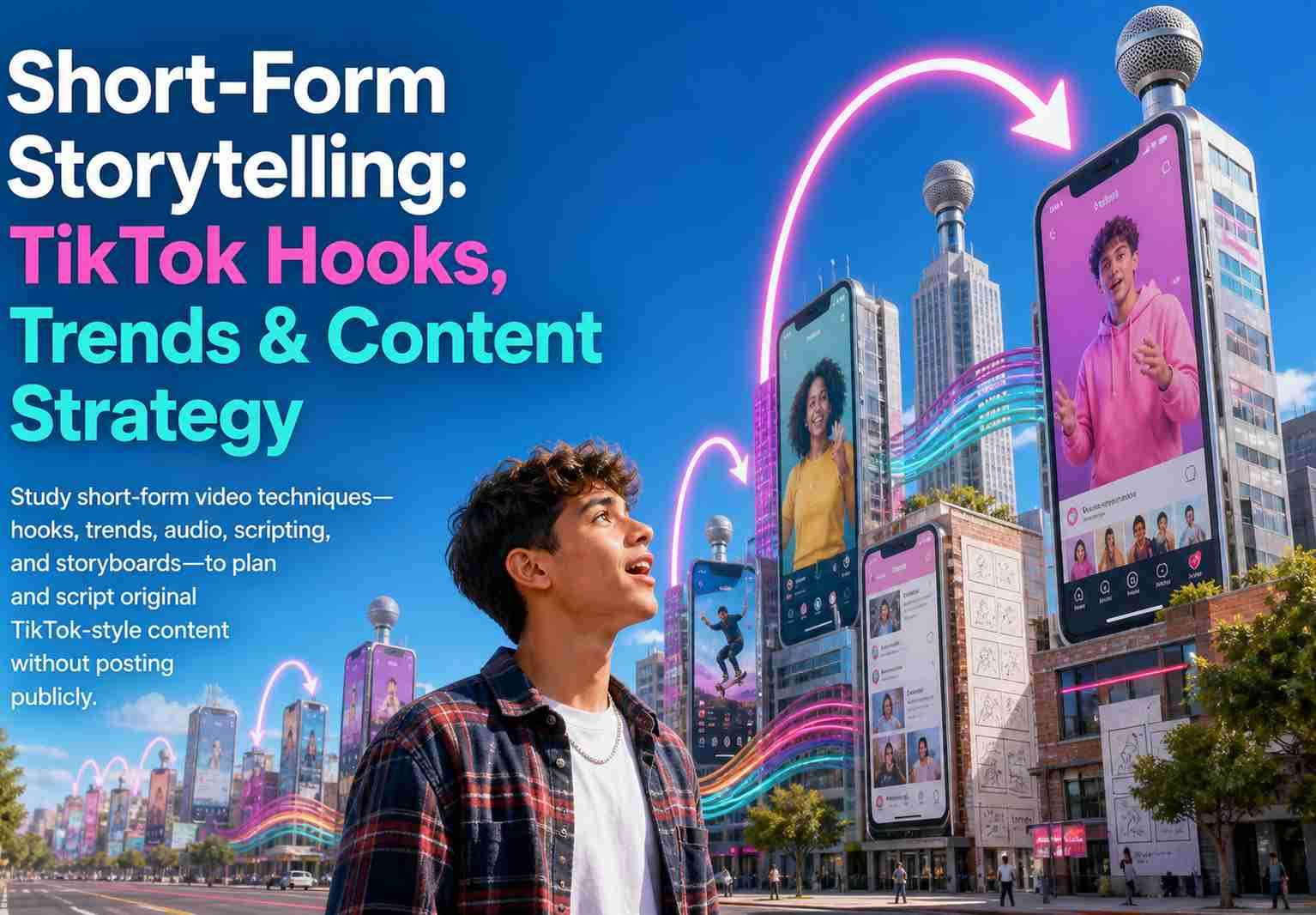 Short-Form Storytelling: TikTok Hooks, Trends & Content Strategy