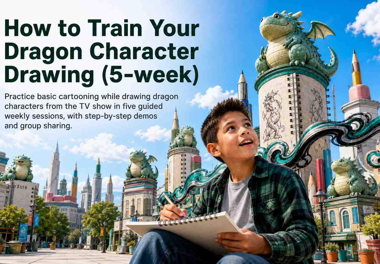 How to Train Your Dragon Character Drawing (5-week)