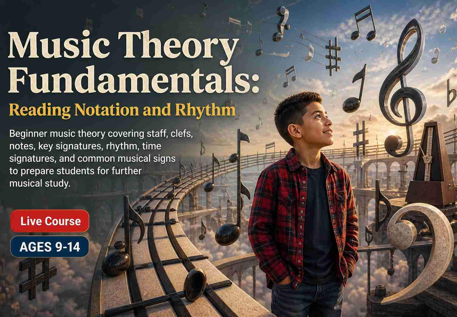 Music Theory Fundamentals: Reading Notation and Rhythm