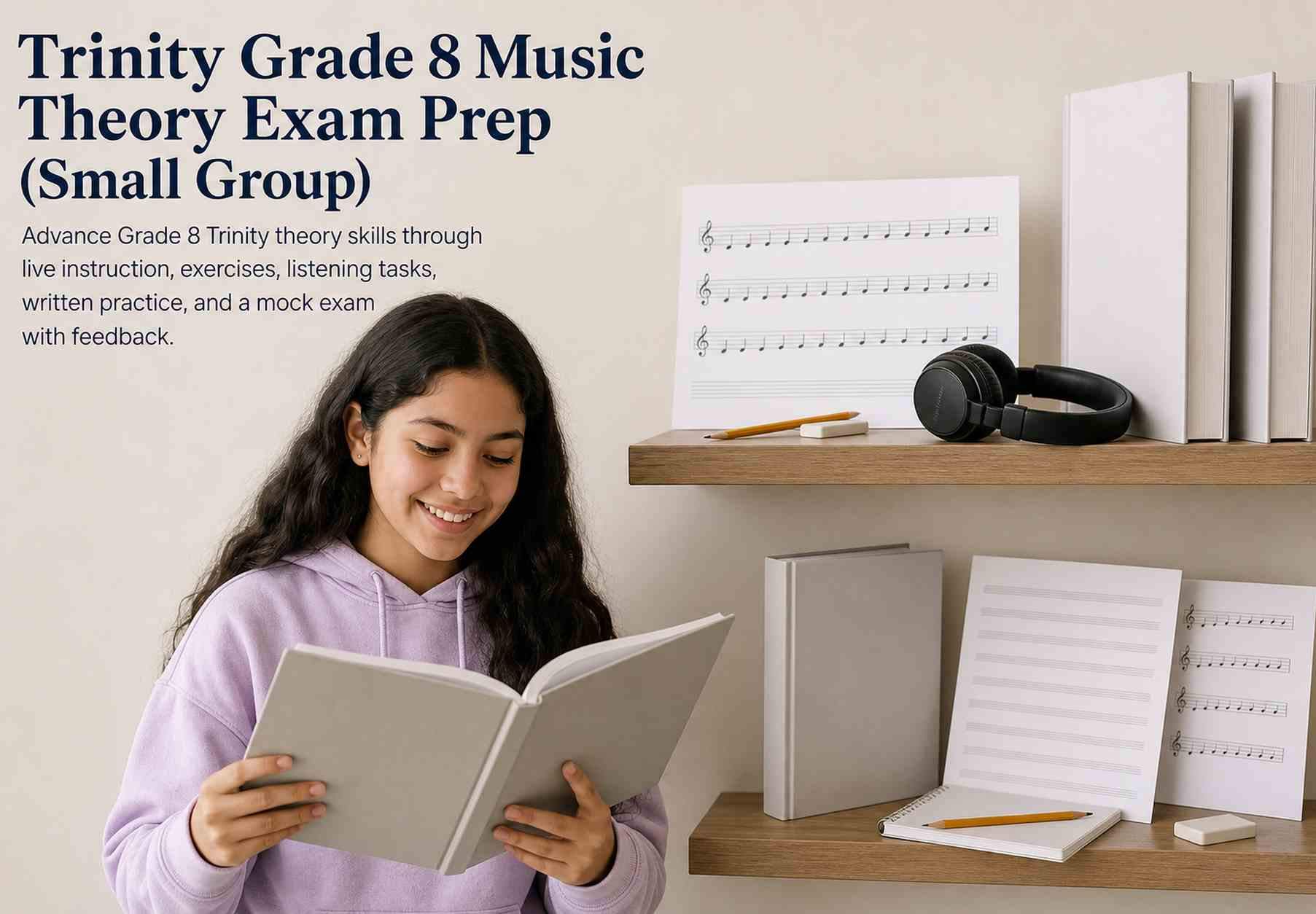 Trinity Grade 8 Music Theory Exam Prep (Small Group)