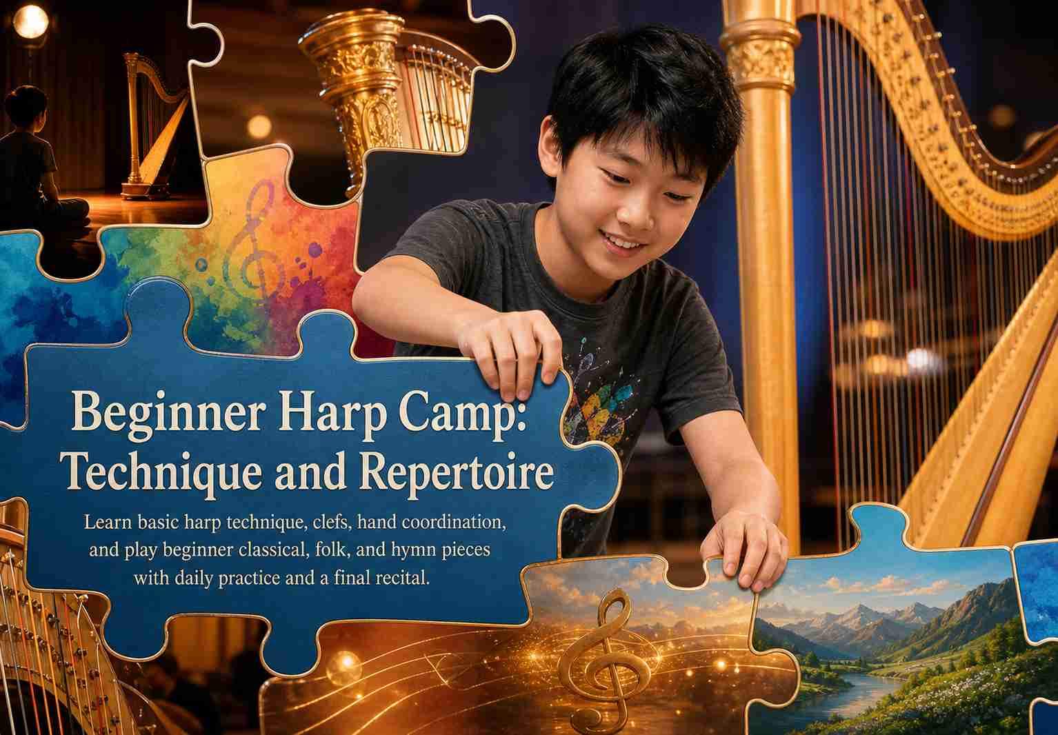 Beginner Harp Camp: Technique and Repertoire