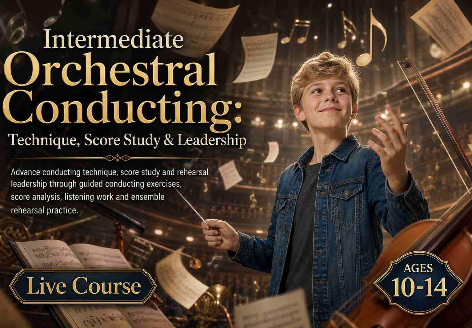 Intermediate Orchestral Conducting: Technique, Score Study & Leadership
