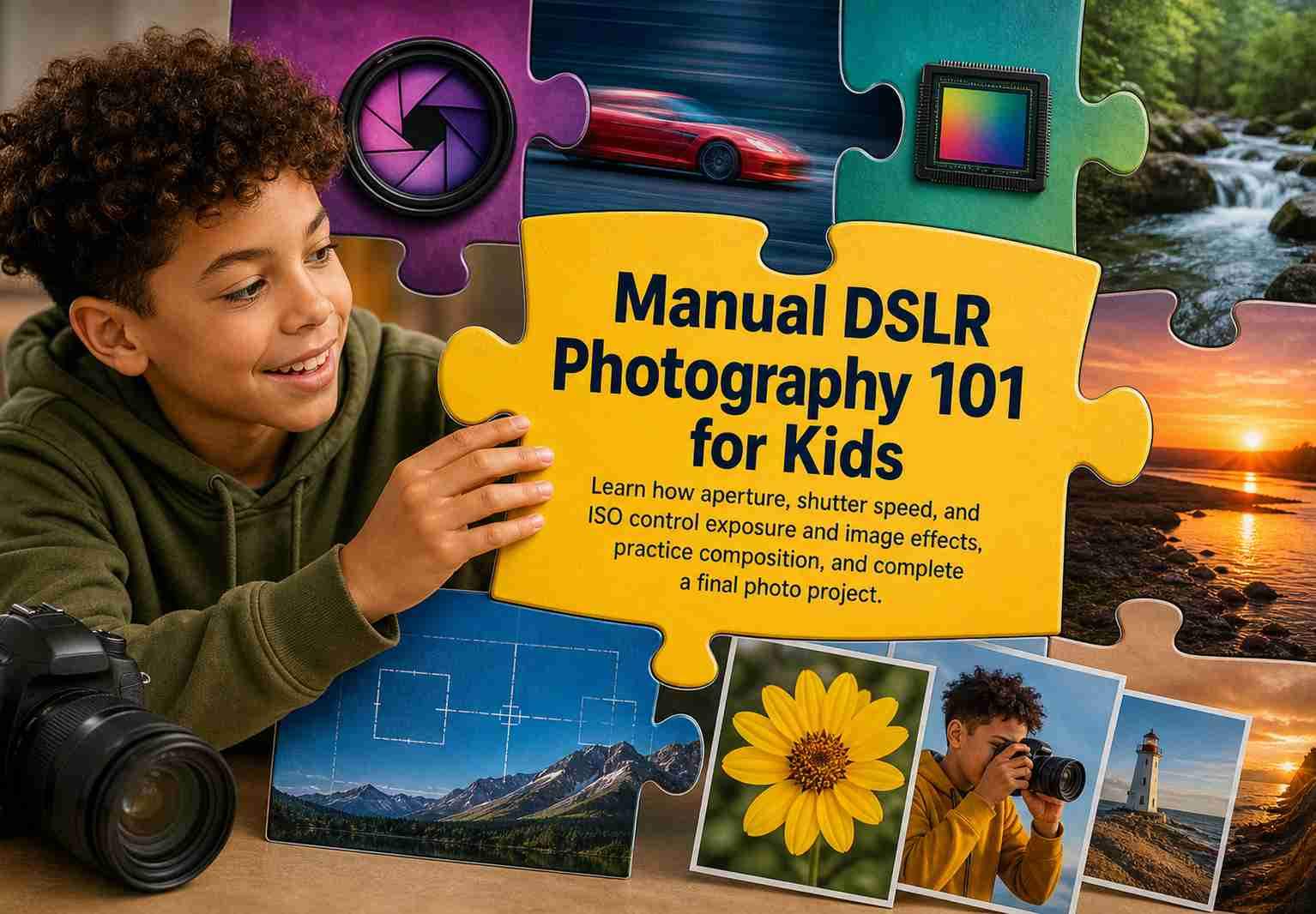 Manual DSLR Photography 101 for Kids
