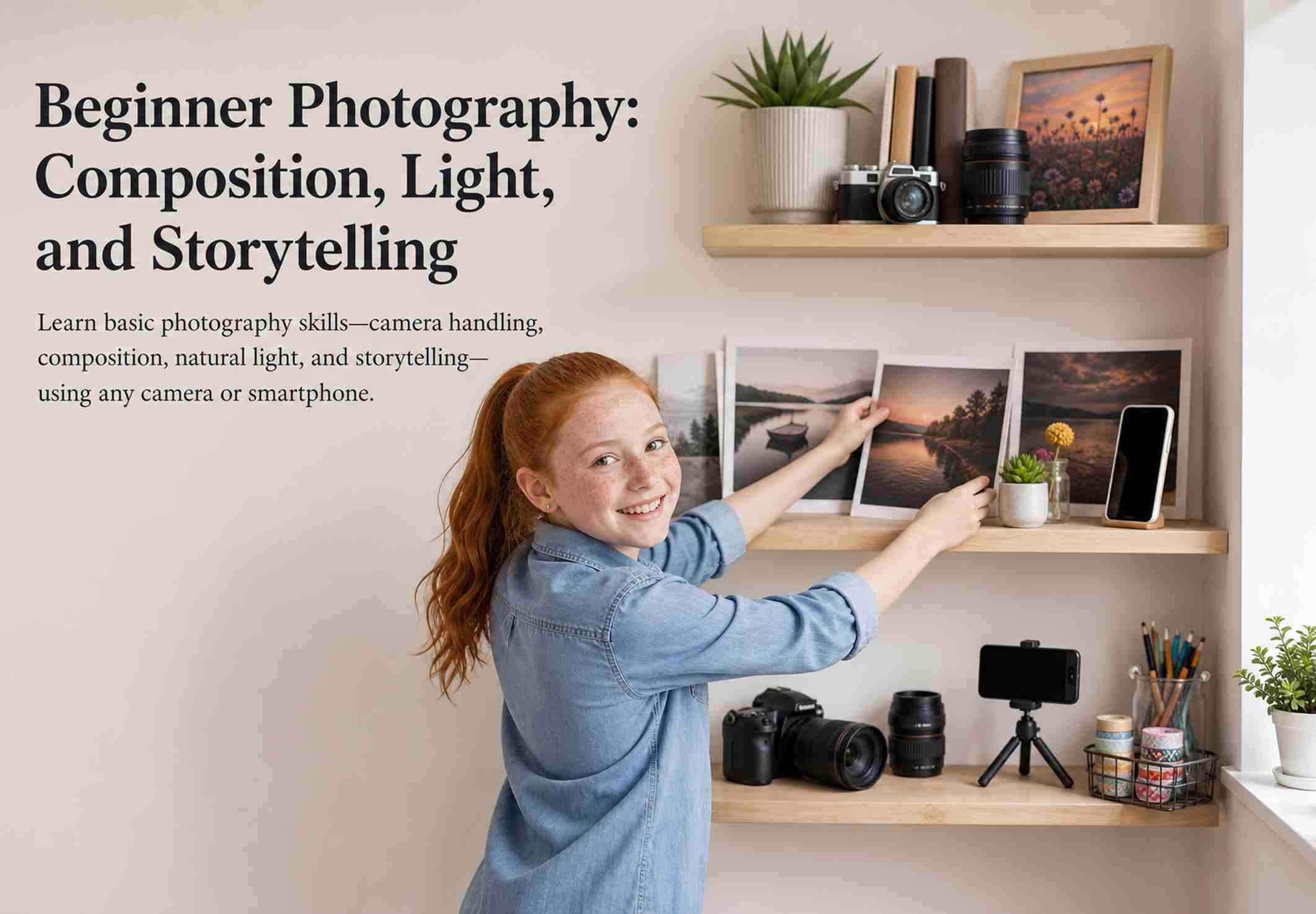 Beginner Photography: Composition, Light, and Storytelling