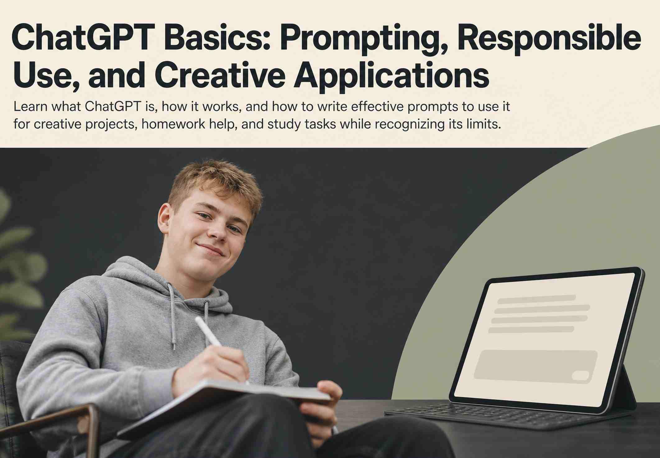 ChatGPT Basics: Prompting, Responsible Use, and Creative Applications