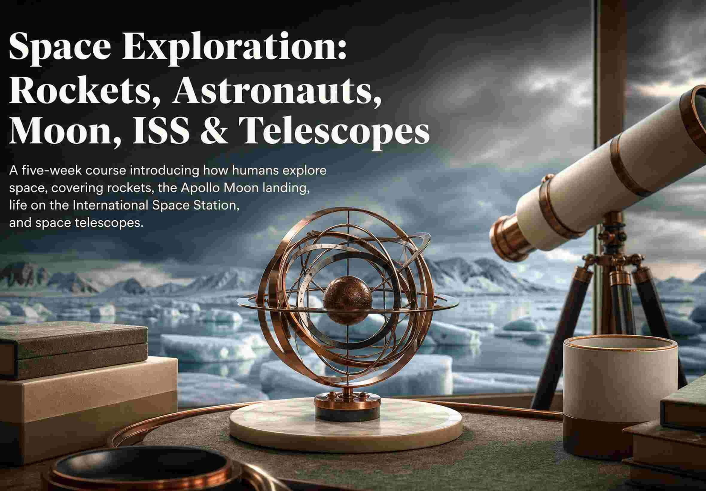Space Exploration: Rockets, Astronauts, Moon, ISS & Telescopes