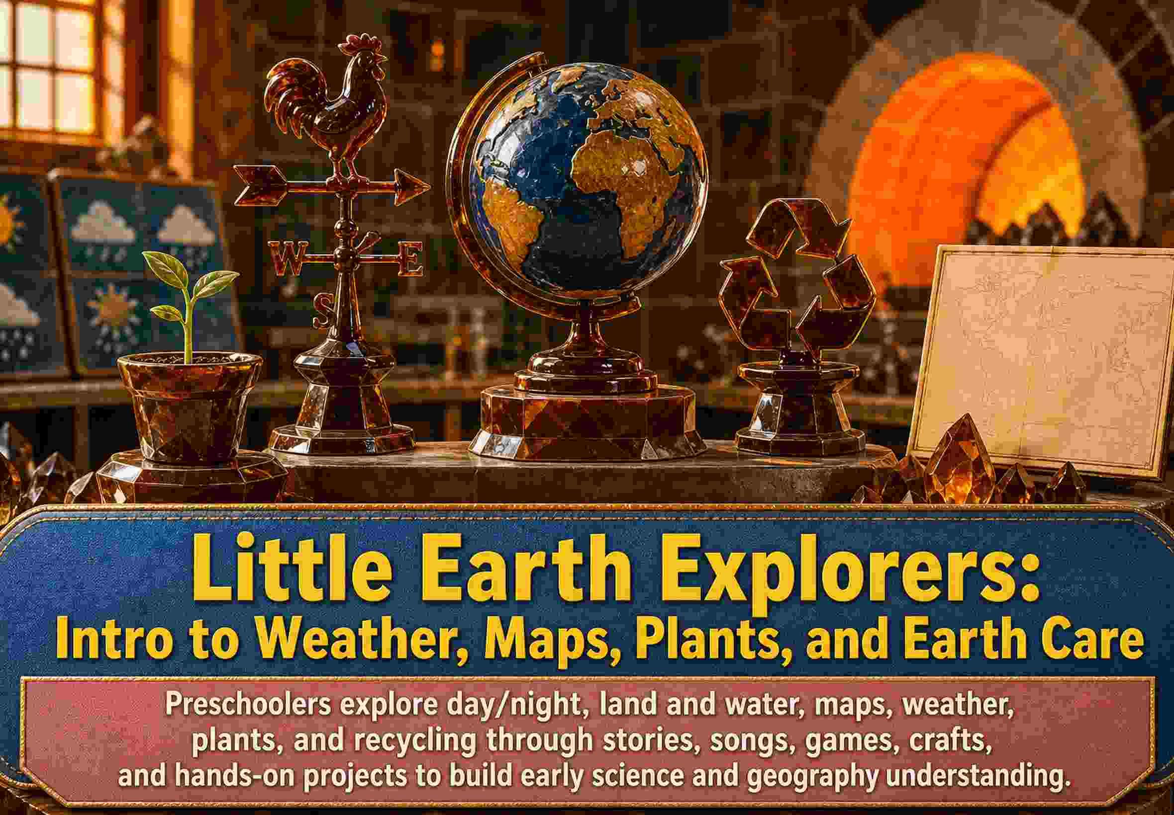Little Earth Explorers: Intro to Weather, Maps, Plants, and Earth Care