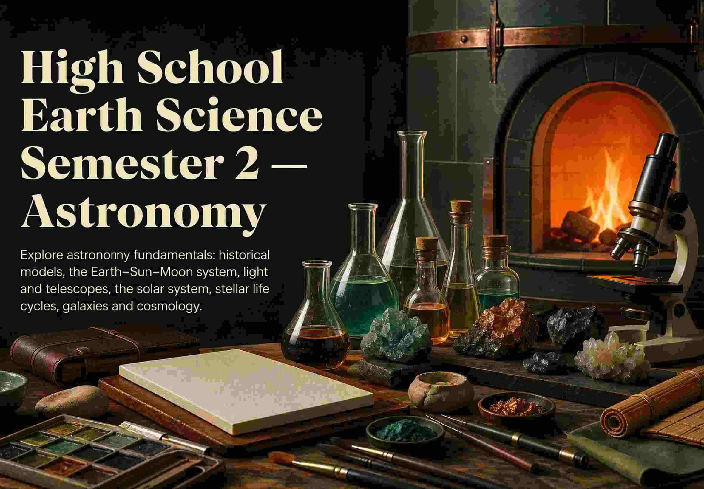 High School Earth Science Semester 2 — Astronomy