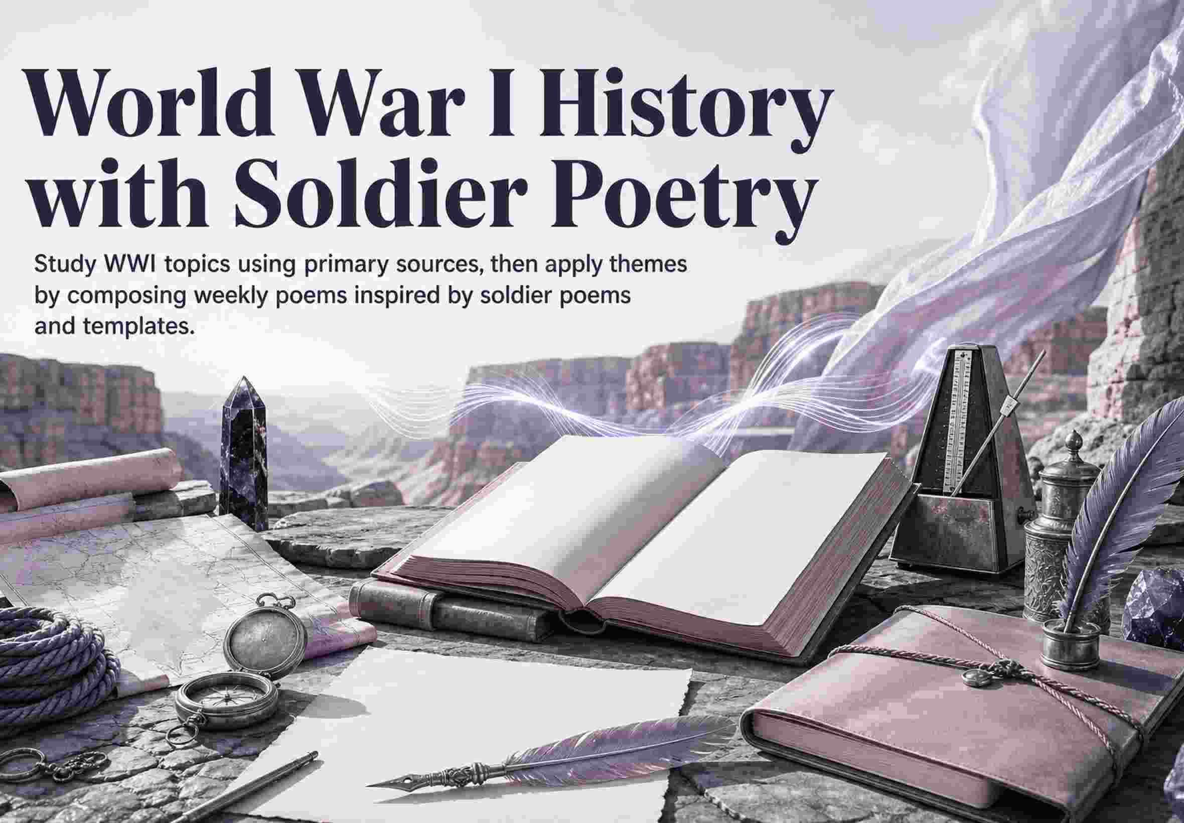 World War I History with Soldier Poetry