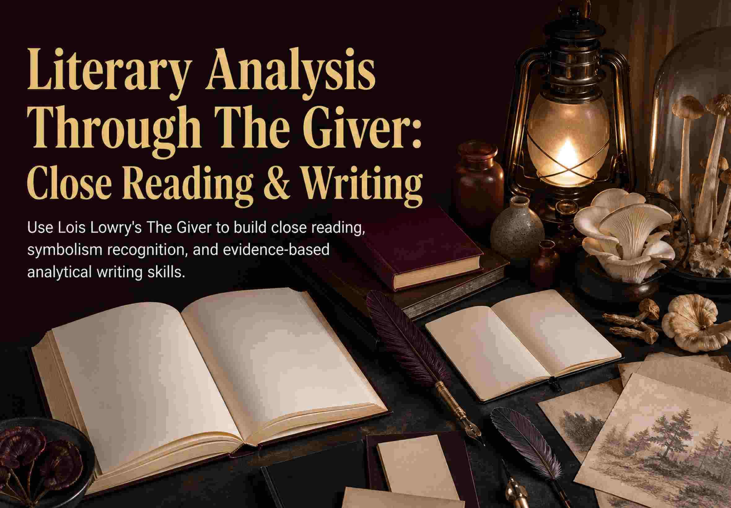 Literary Analysis Through The Giver: Close Reading & Writing