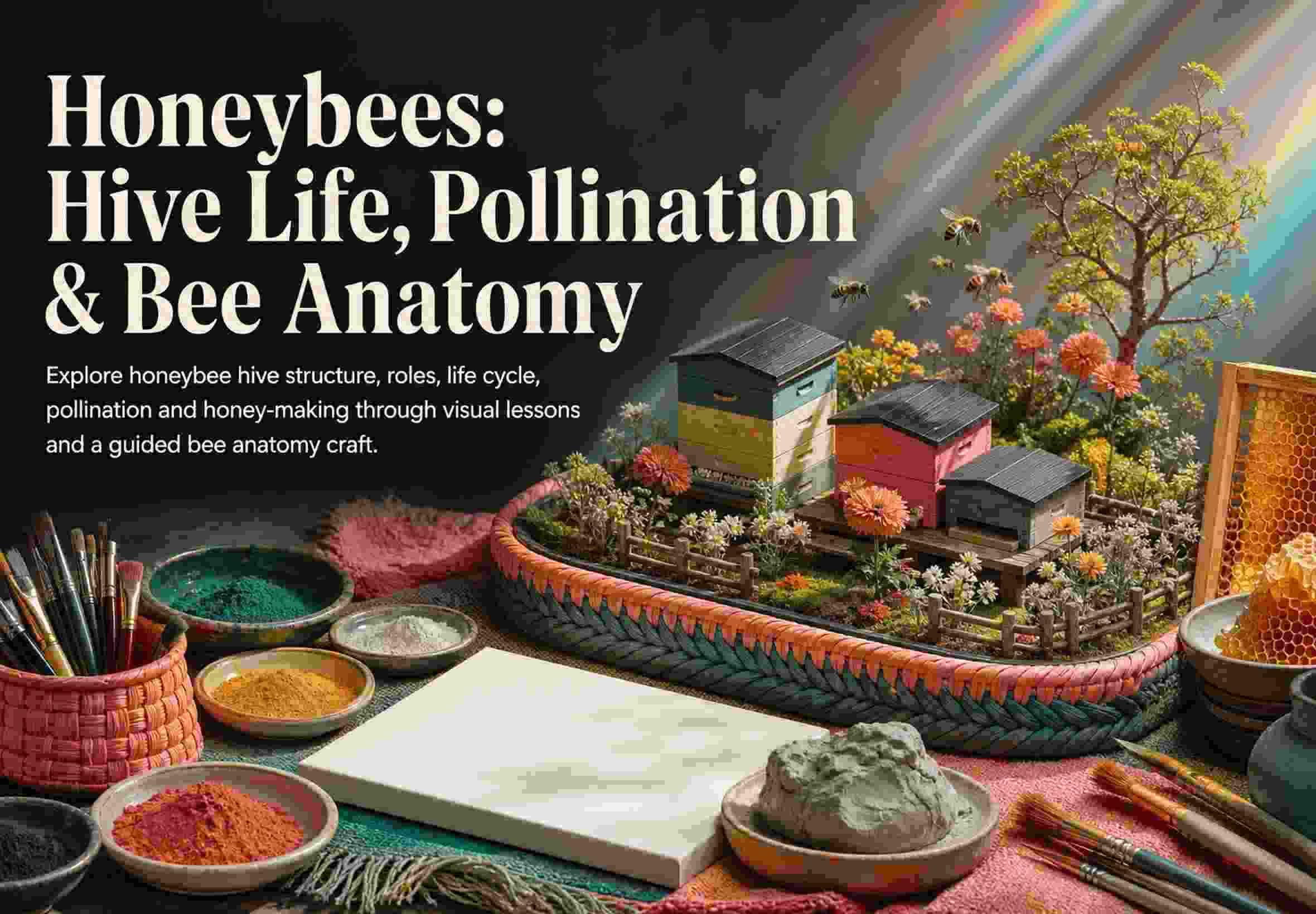 Honeybees: Hive Life, Pollination & Bee Anatomy