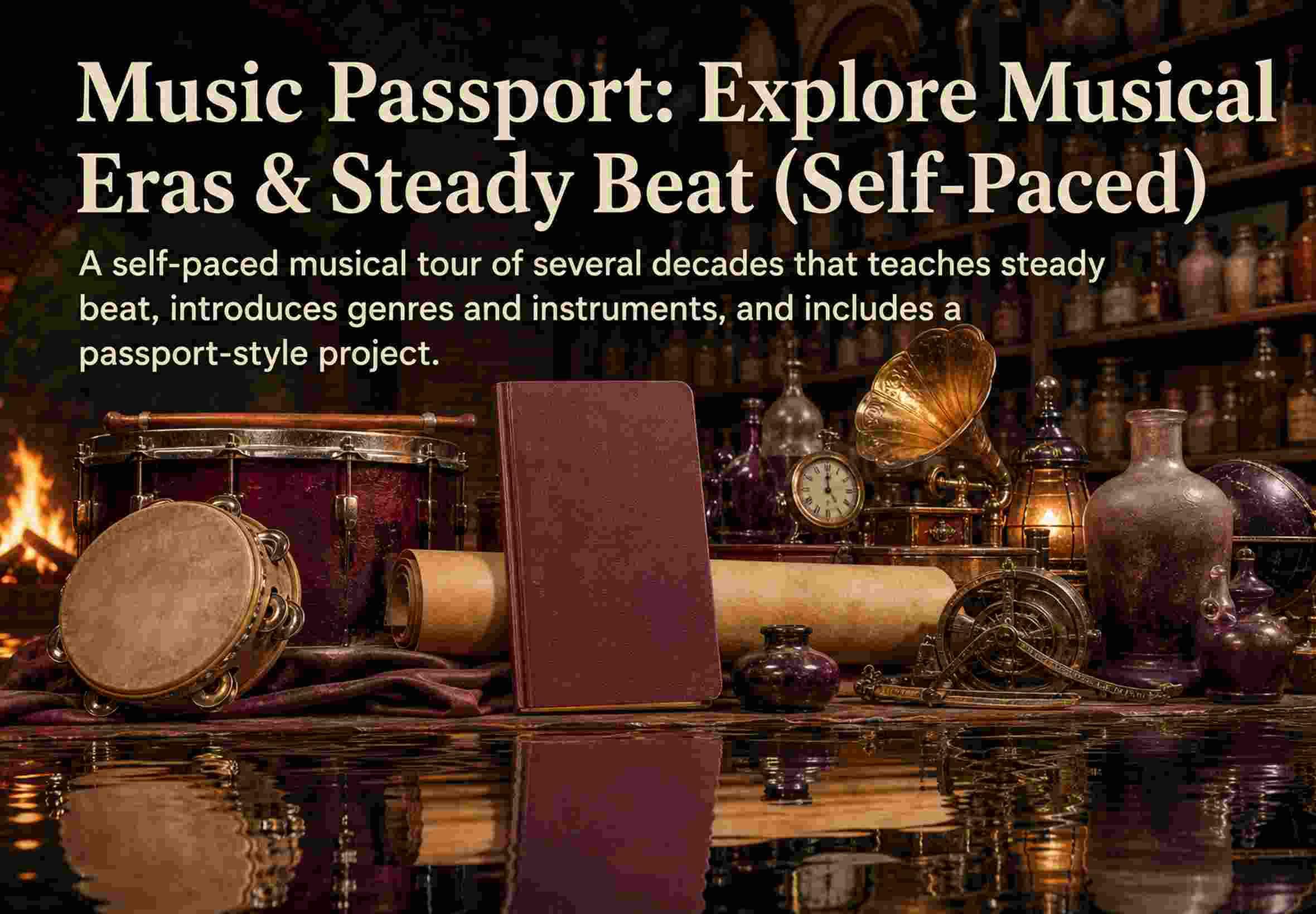Music Passport: Explore Musical Eras & Steady Beat (Self-Paced)