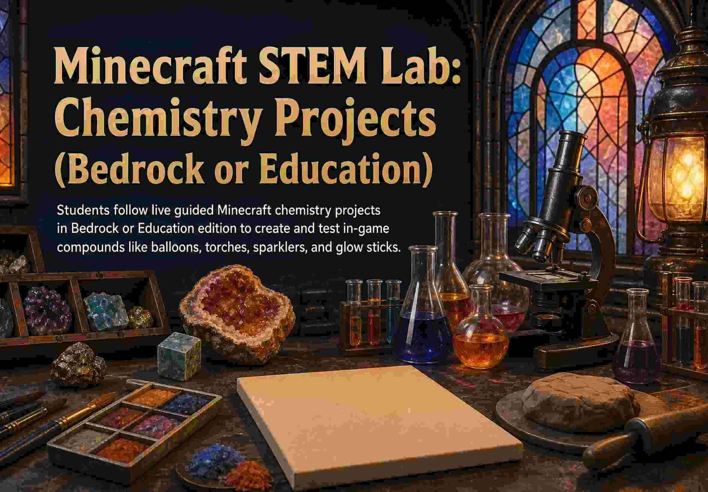 Minecraft STEM Lab: Chemistry Projects (Bedrock or Education)