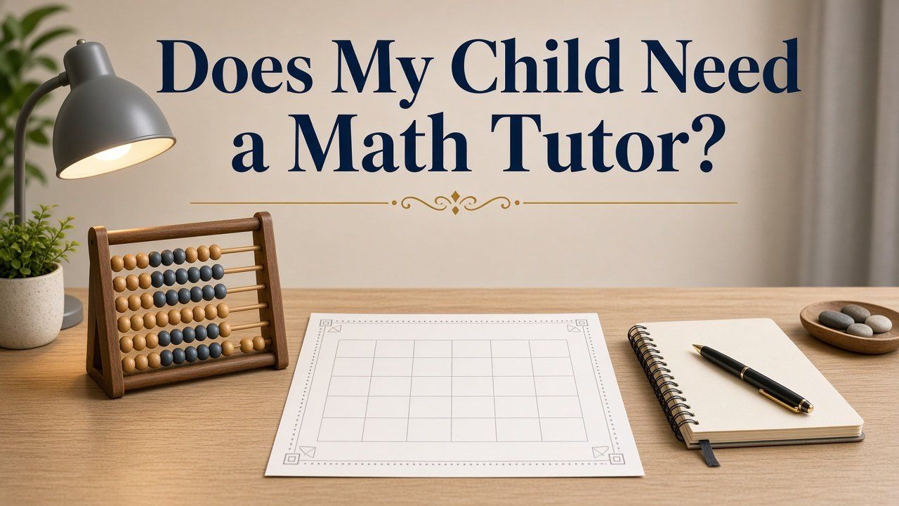 Does My Child Need a Math Tutor?