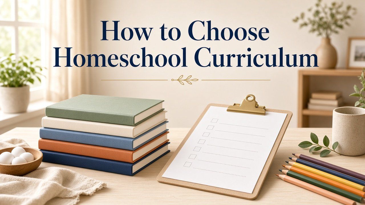 How to Choose Homeschool Curriculum