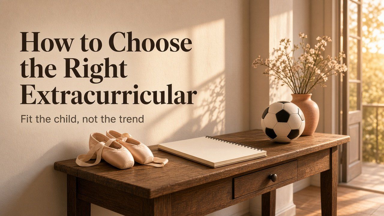How to Choose the Right Extracurricular