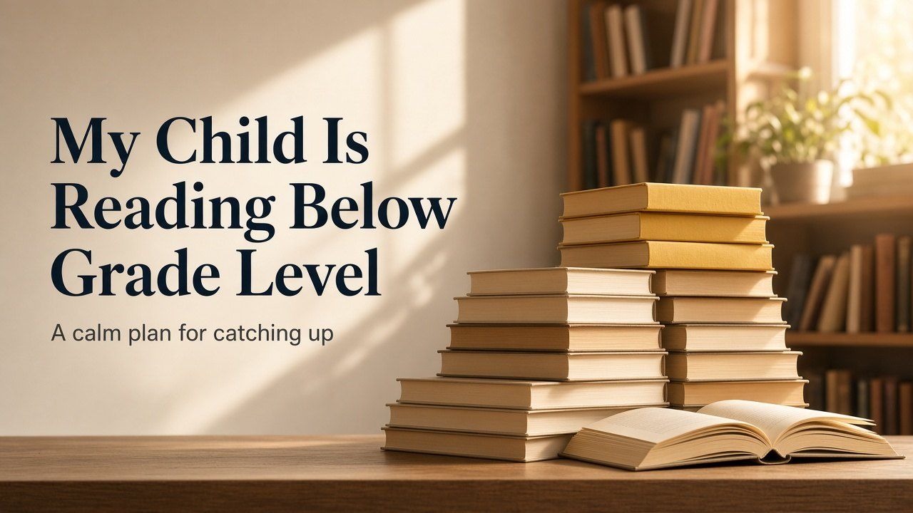 My Child Is Reading Below Grade Level