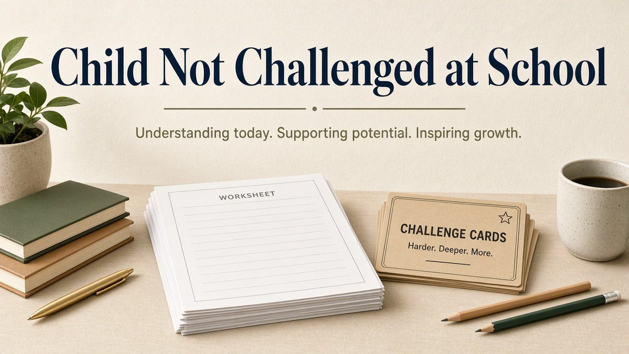 Child Not Challenged at School