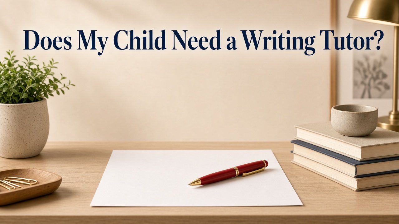 Does My Child Need a Writing Tutor?