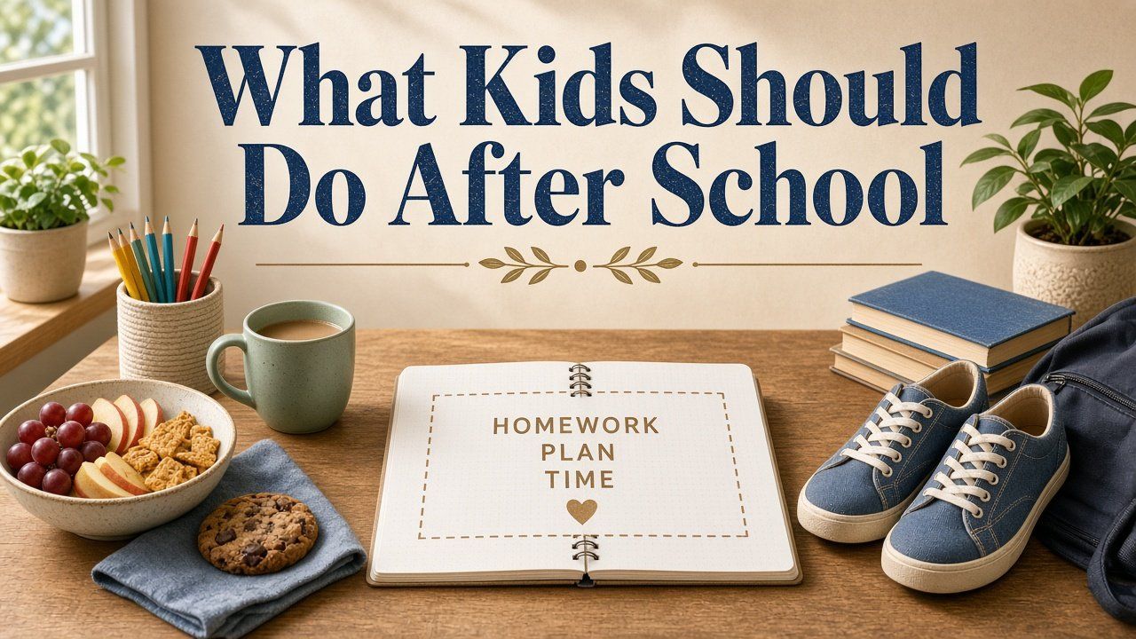What Kids Should Do After School