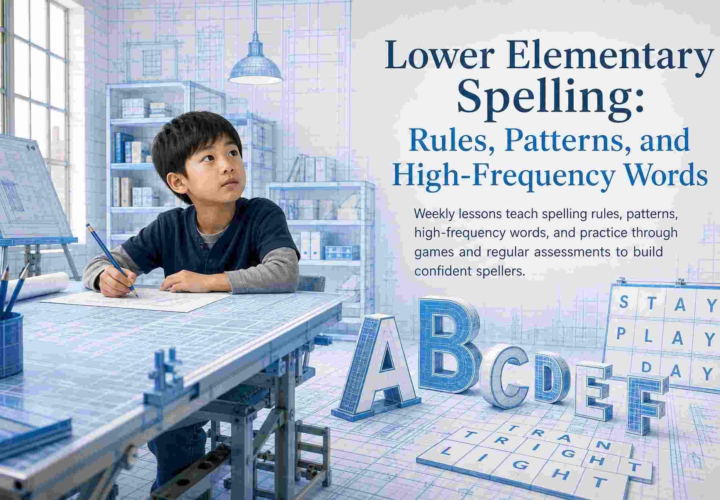 Lower Elementary Spelling: Rules, Patterns, and High-Frequency Words