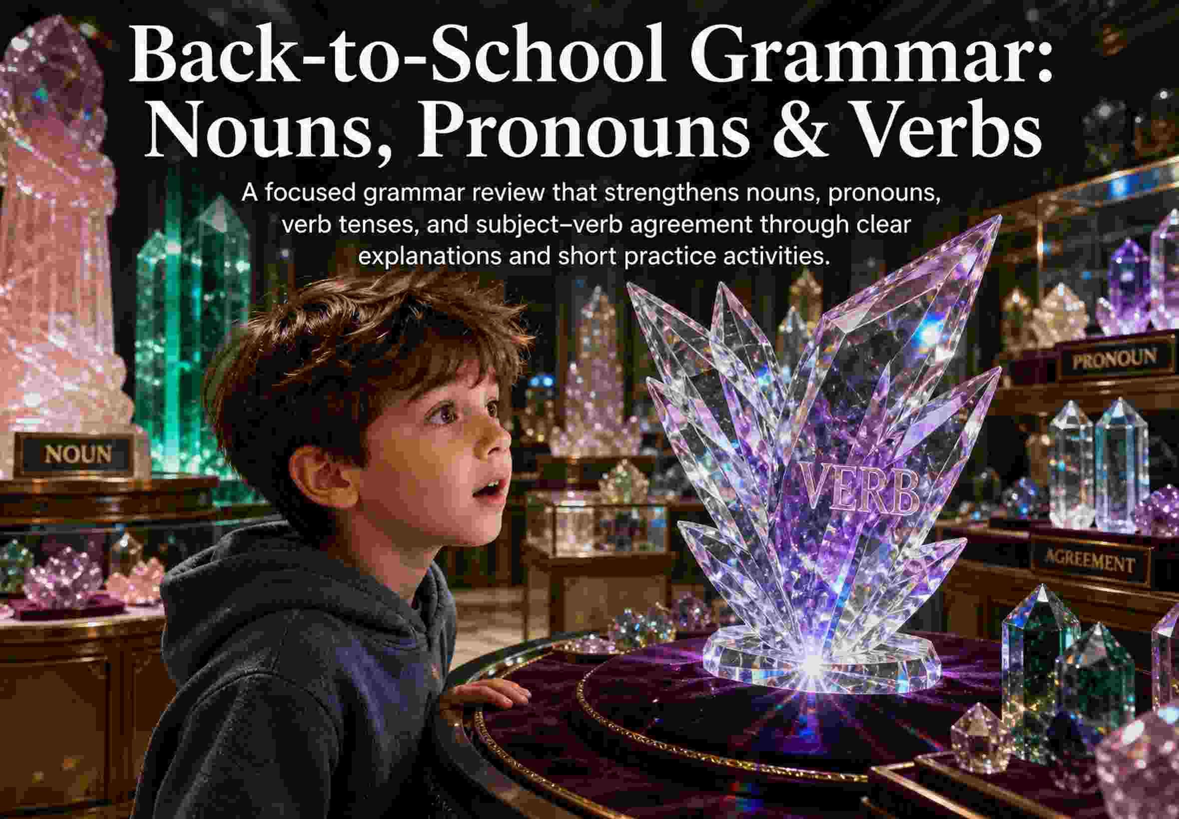 Back-to-School Grammar: Nouns, Pronouns & Verbs