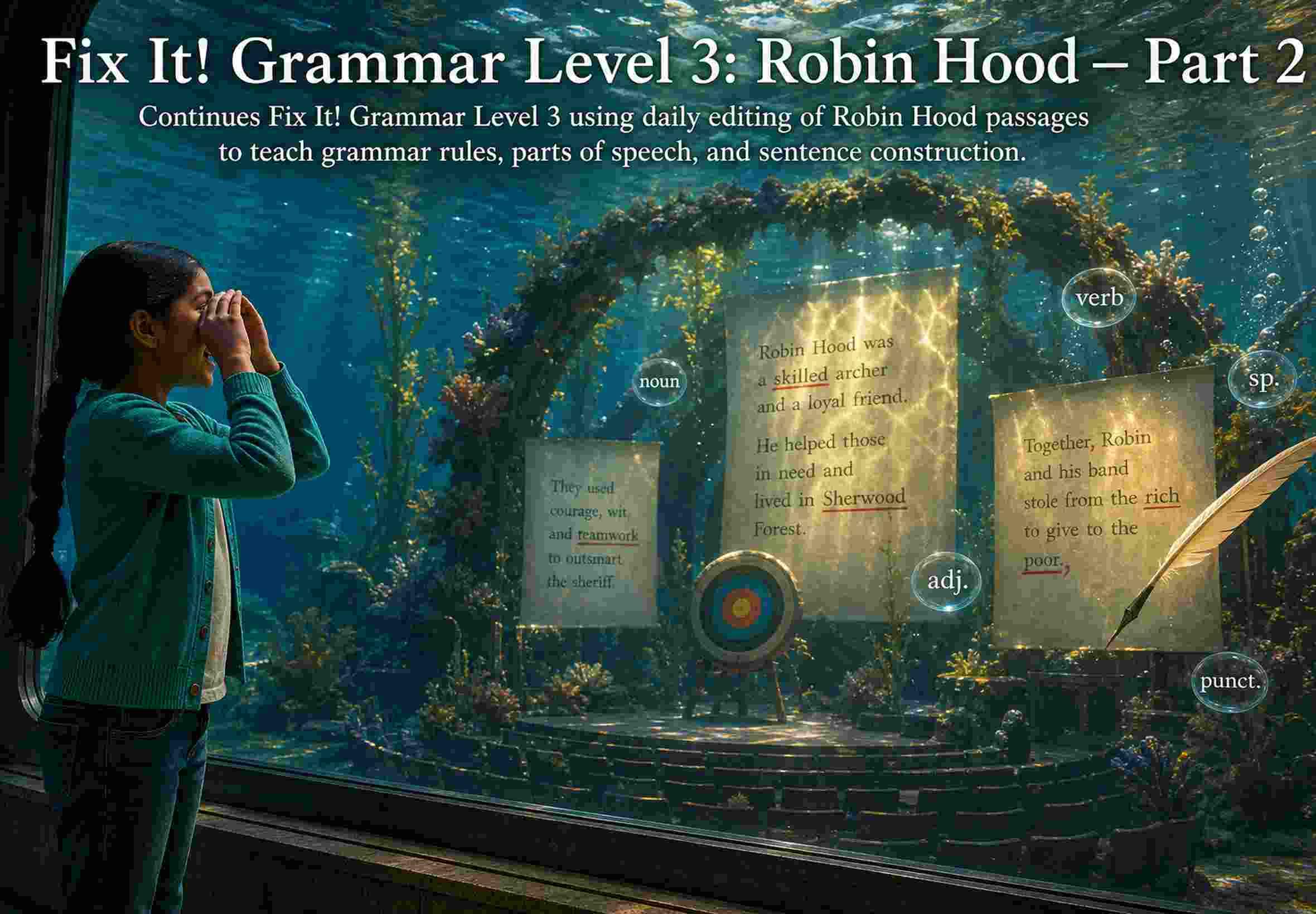 Fix It! Grammar Level 3: Robin Hood — Part 2
