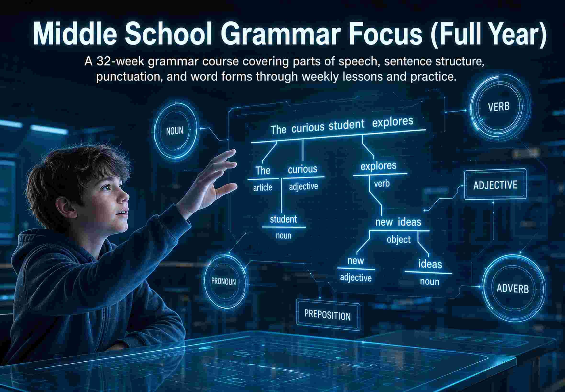 Middle School Grammar Focus (Full Year)