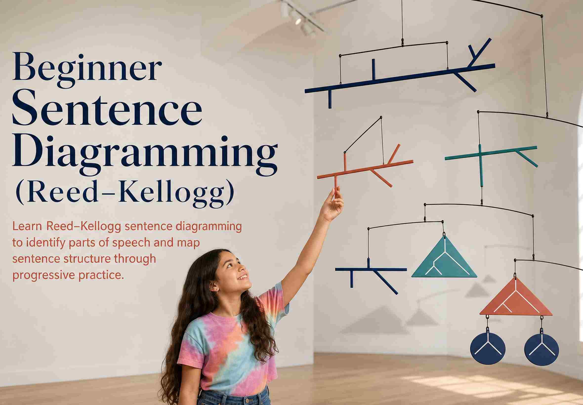 Beginner Sentence Diagramming (Reed–Kellogg)