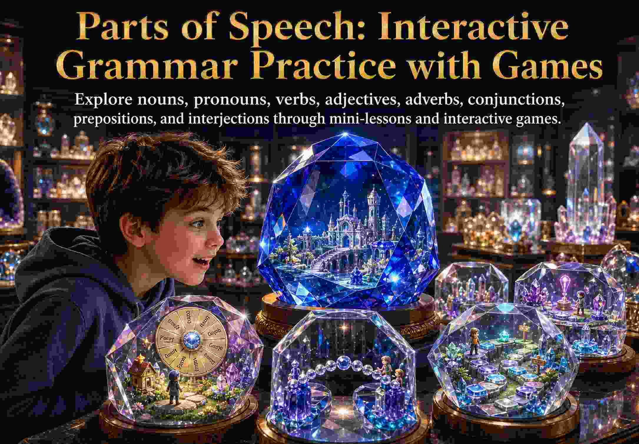 Parts of Speech: Interactive Grammar Practice with Games