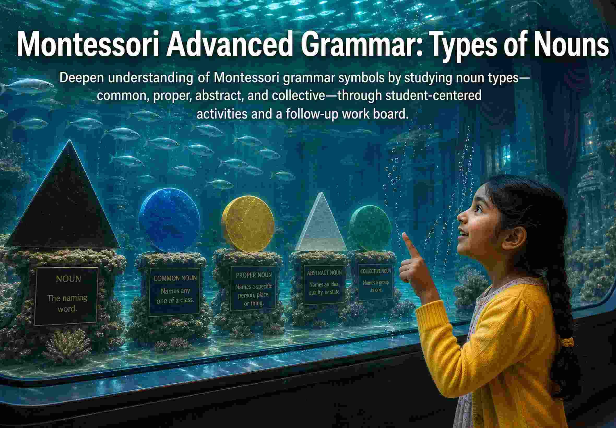 Montessori Advanced Grammar: Types of Nouns