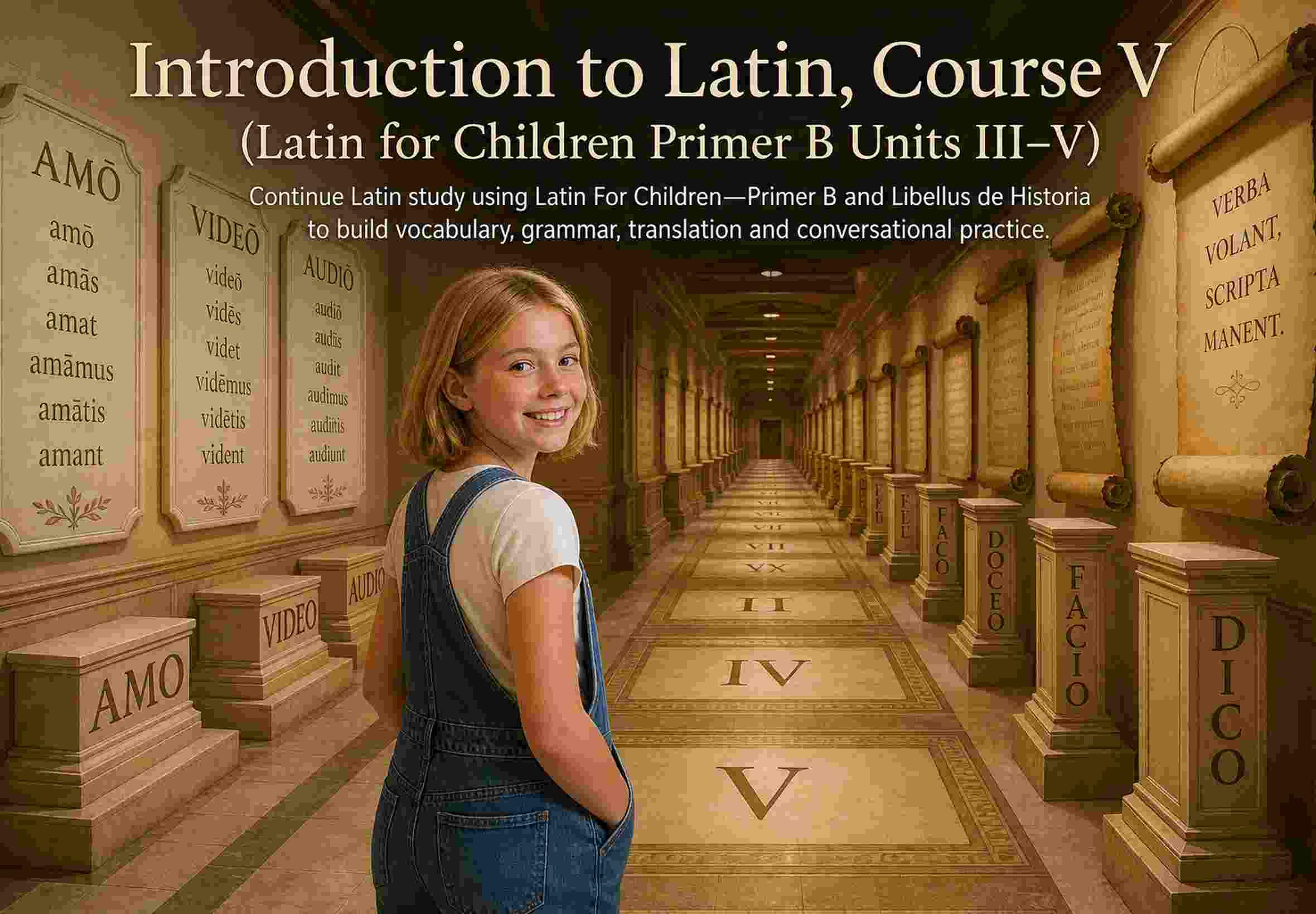 Introduction to Latin, Course V (Latin for Children Primer B Units III–V)