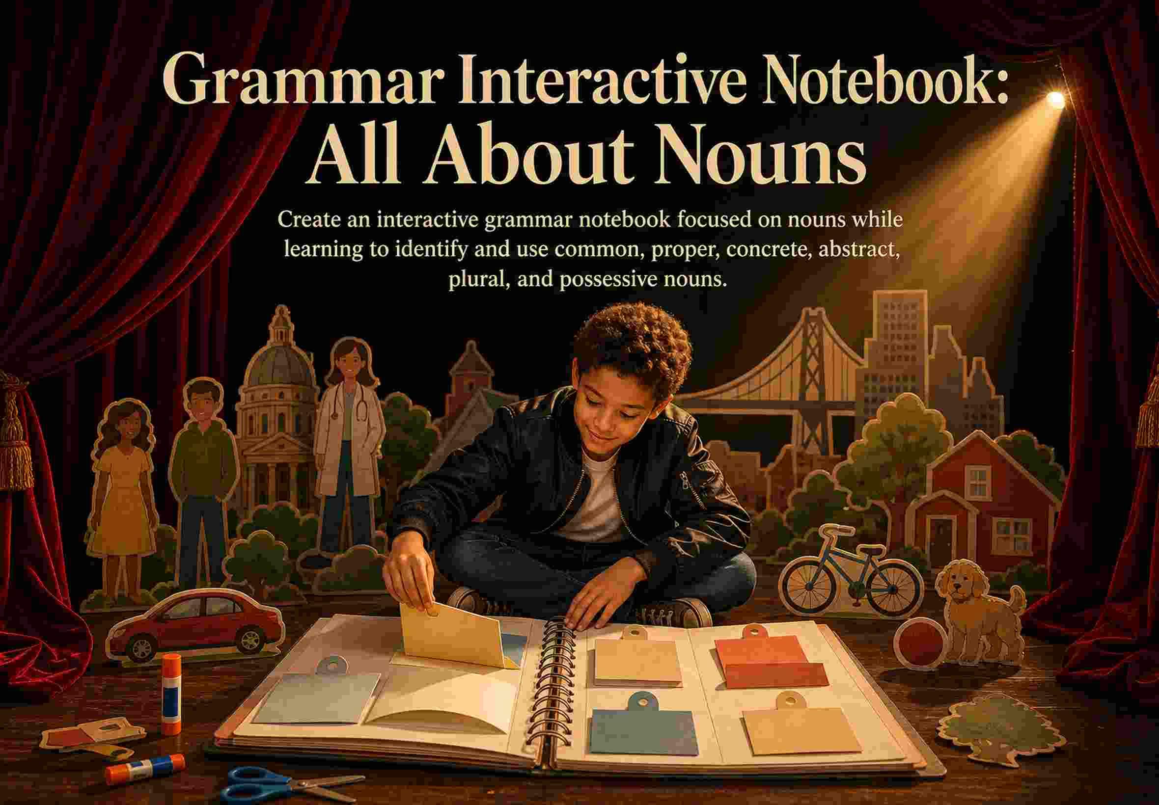 Grammar Interactive Notebook: All About Nouns
