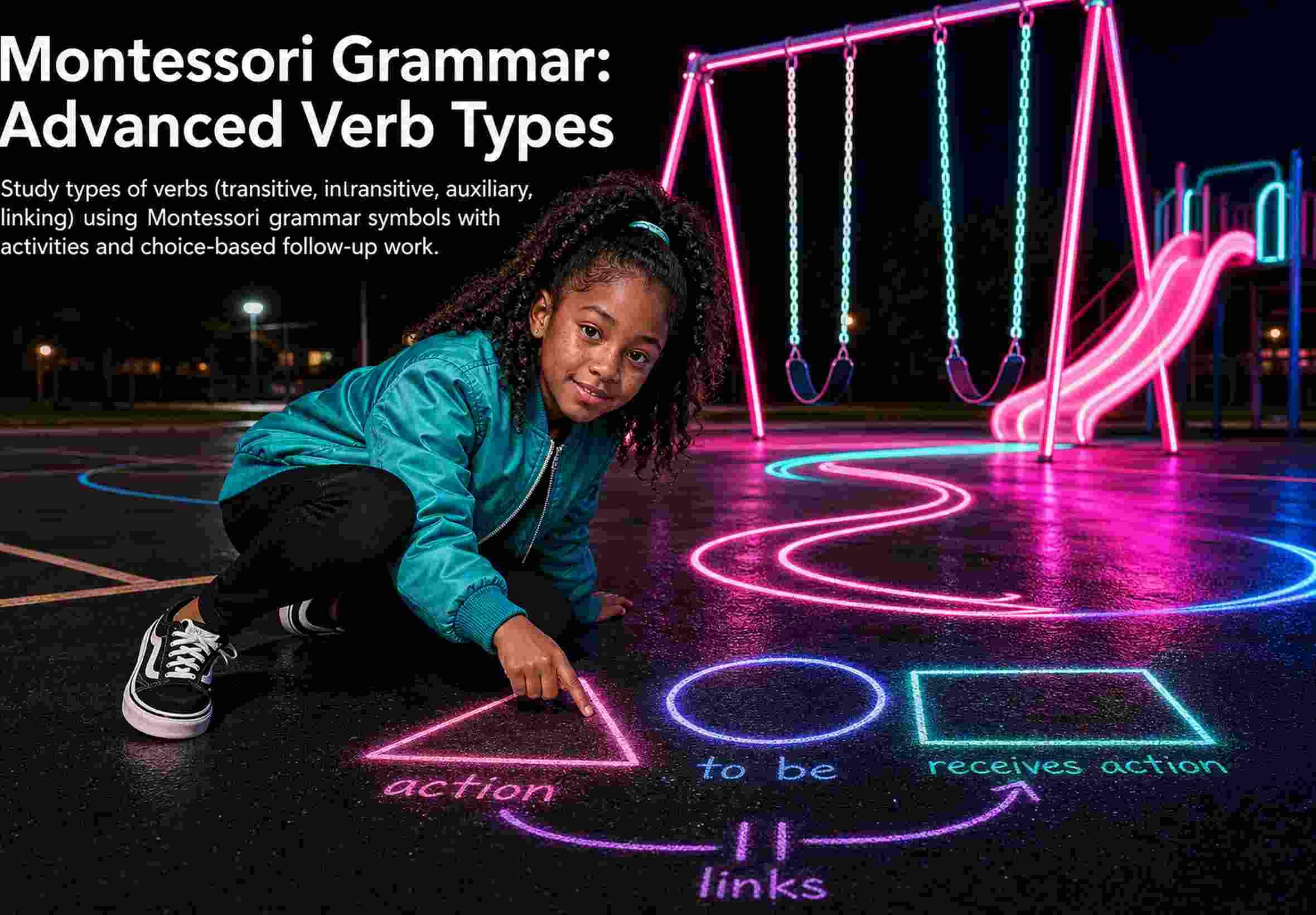 Montessori Grammar: Advanced Verb Types