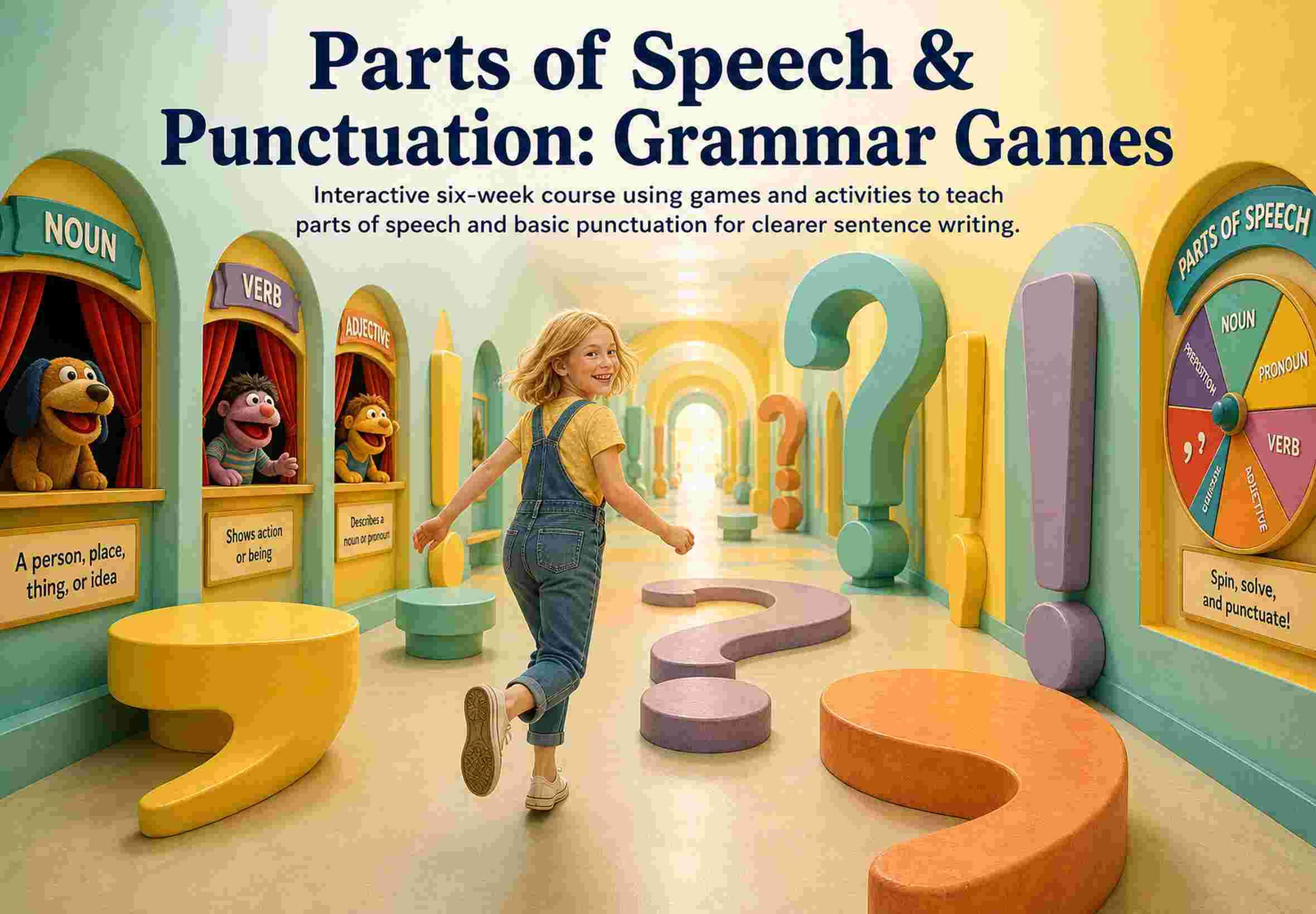 Parts of Speech & Punctuation: Grammar Games