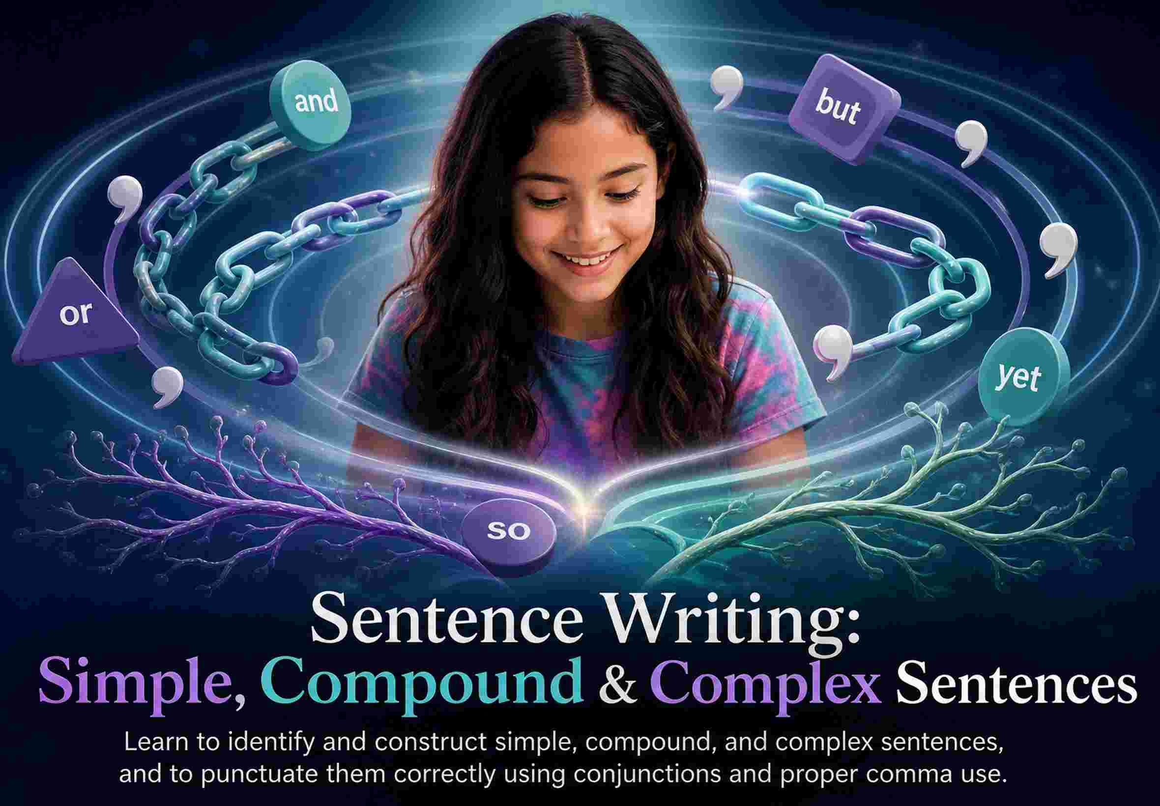 Sentence Writing: Simple, Compound & Complex Sentences
