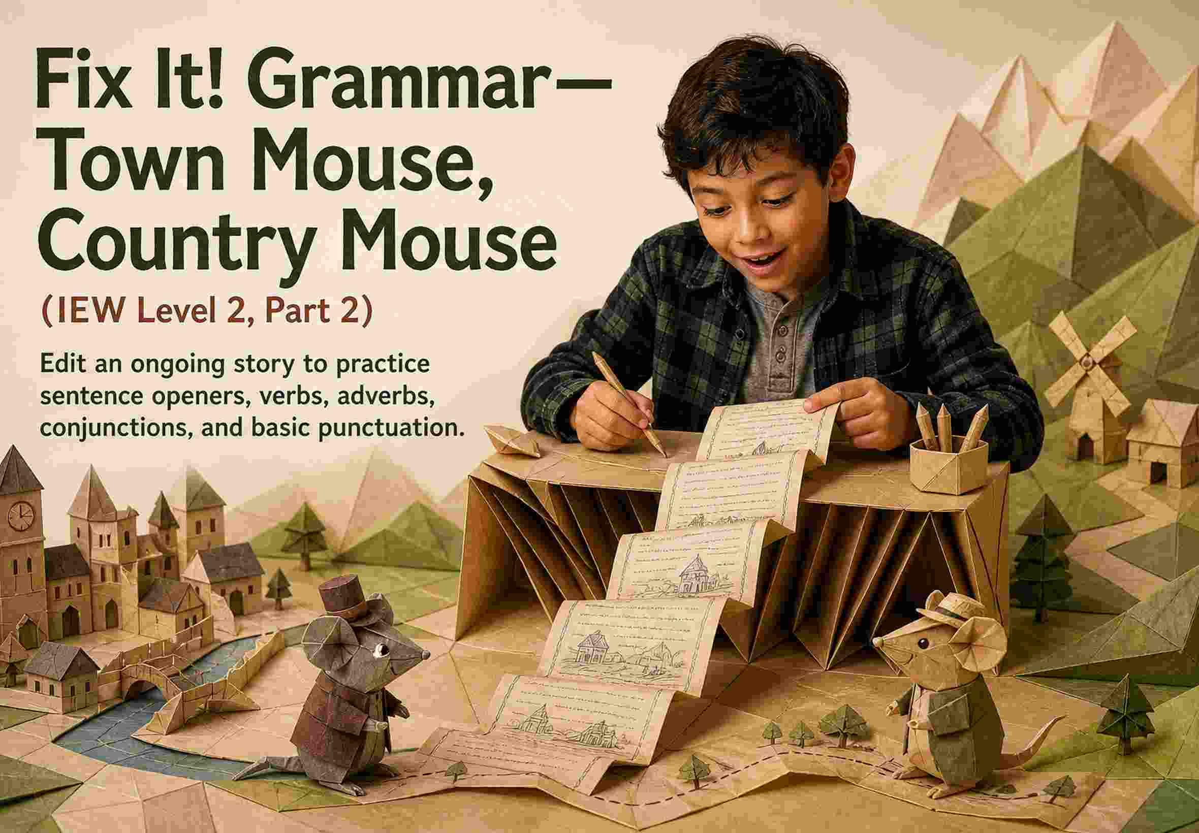 Fix It! Grammar—Town Mouse, Country Mouse (IEW Level 2, Part 2)