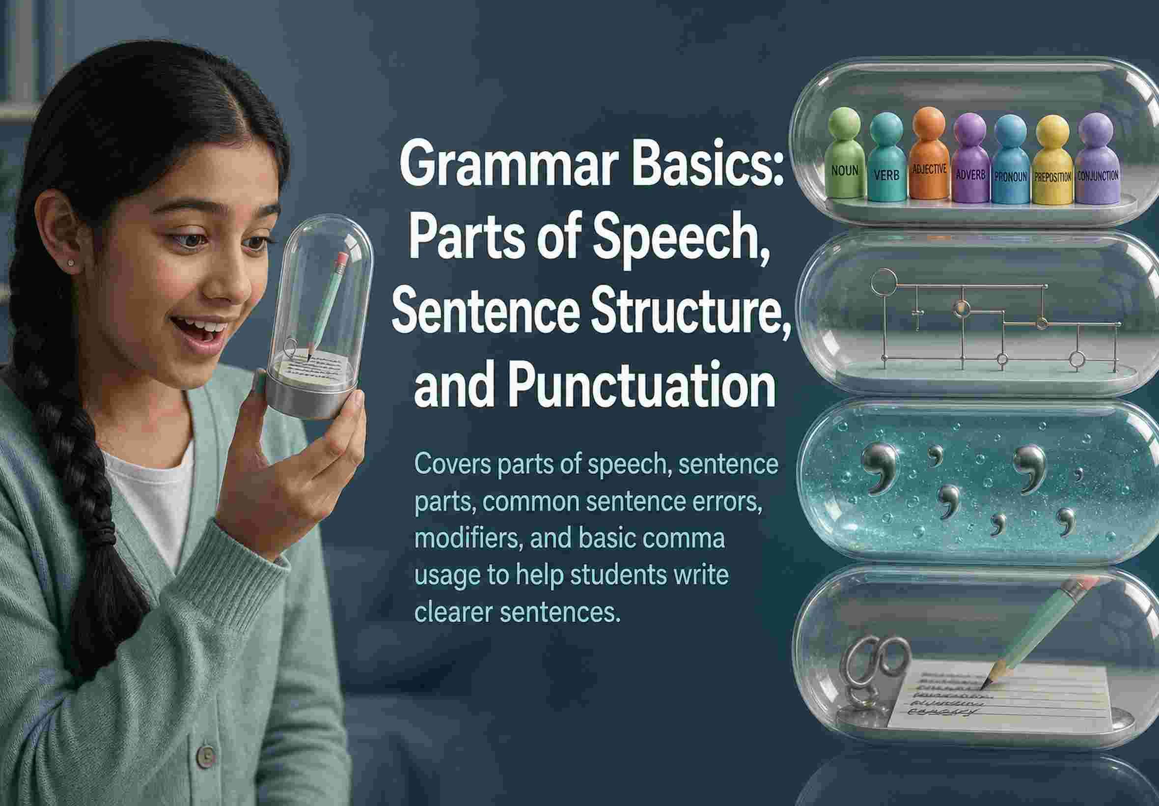 Grammar Basics: Parts of Speech, Sentence Structure, and Punctuation