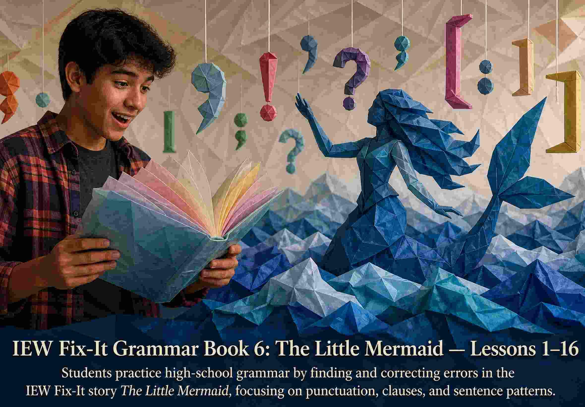 IEW Fix‑It Grammar Book 6: The Little Mermaid — Lessons 1–16