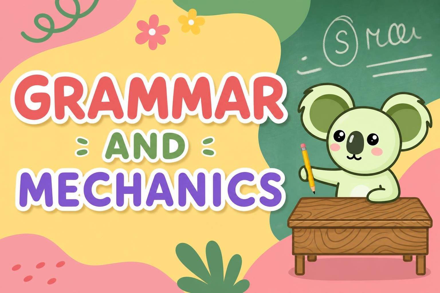 Montessori English Grammar & Writing Mechanics