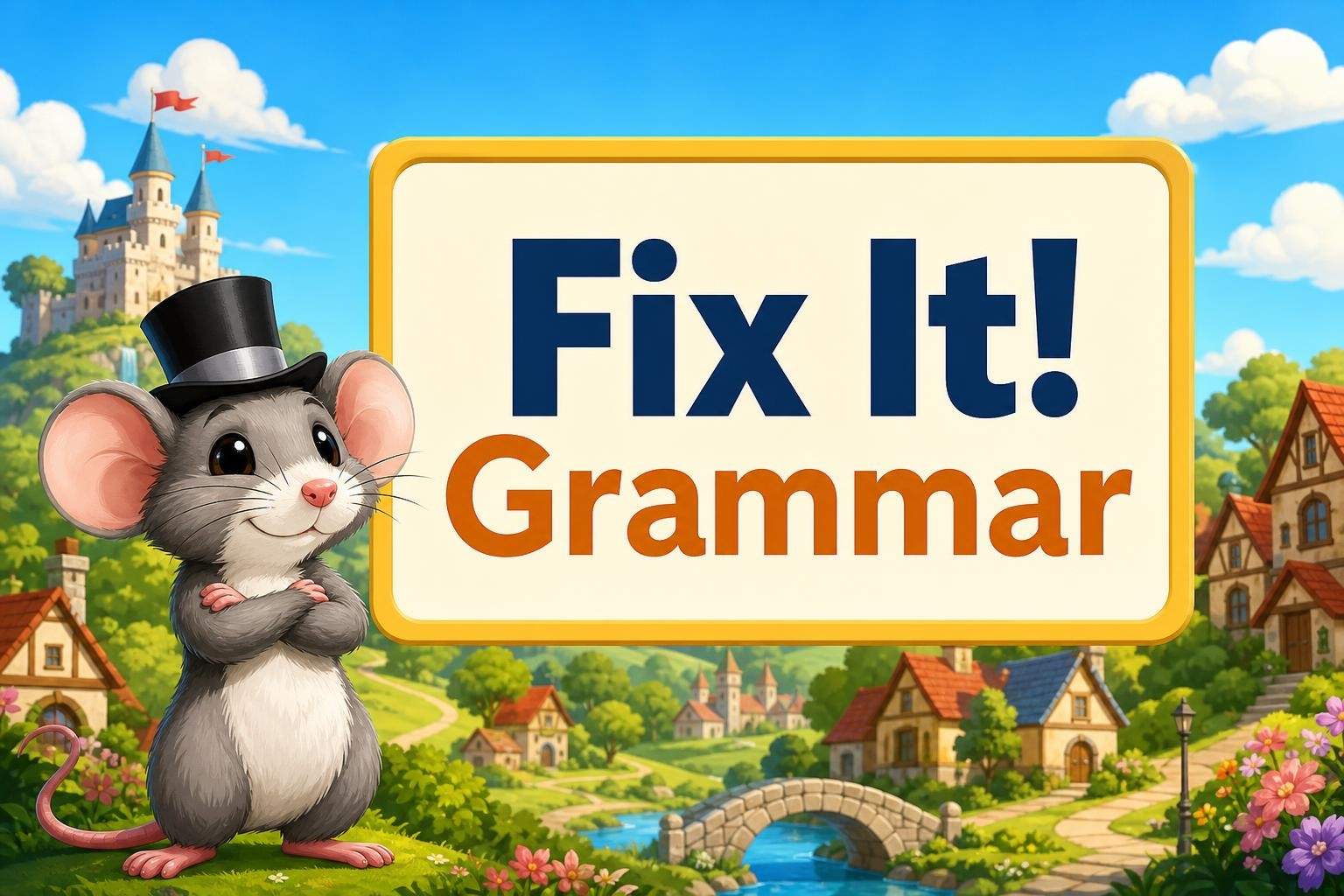 Fix It! Grammar — Town Mouse & Country Mouse (Weeks 16–30)