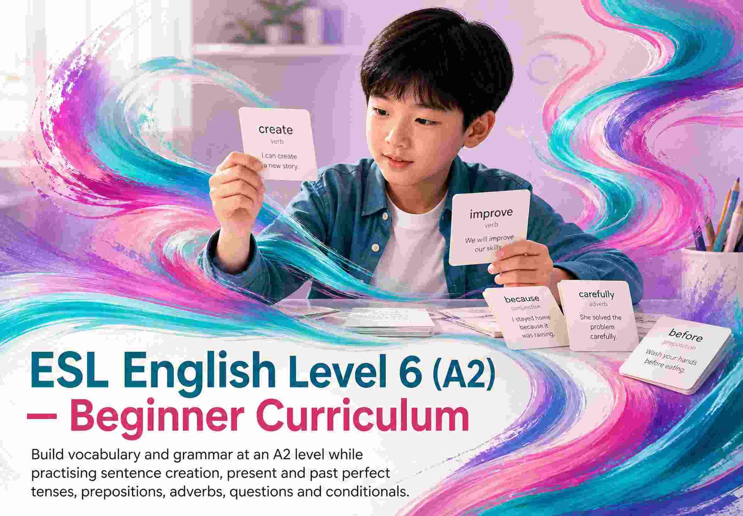 ESL English Level 6 (A2) — Beginner Curriculum