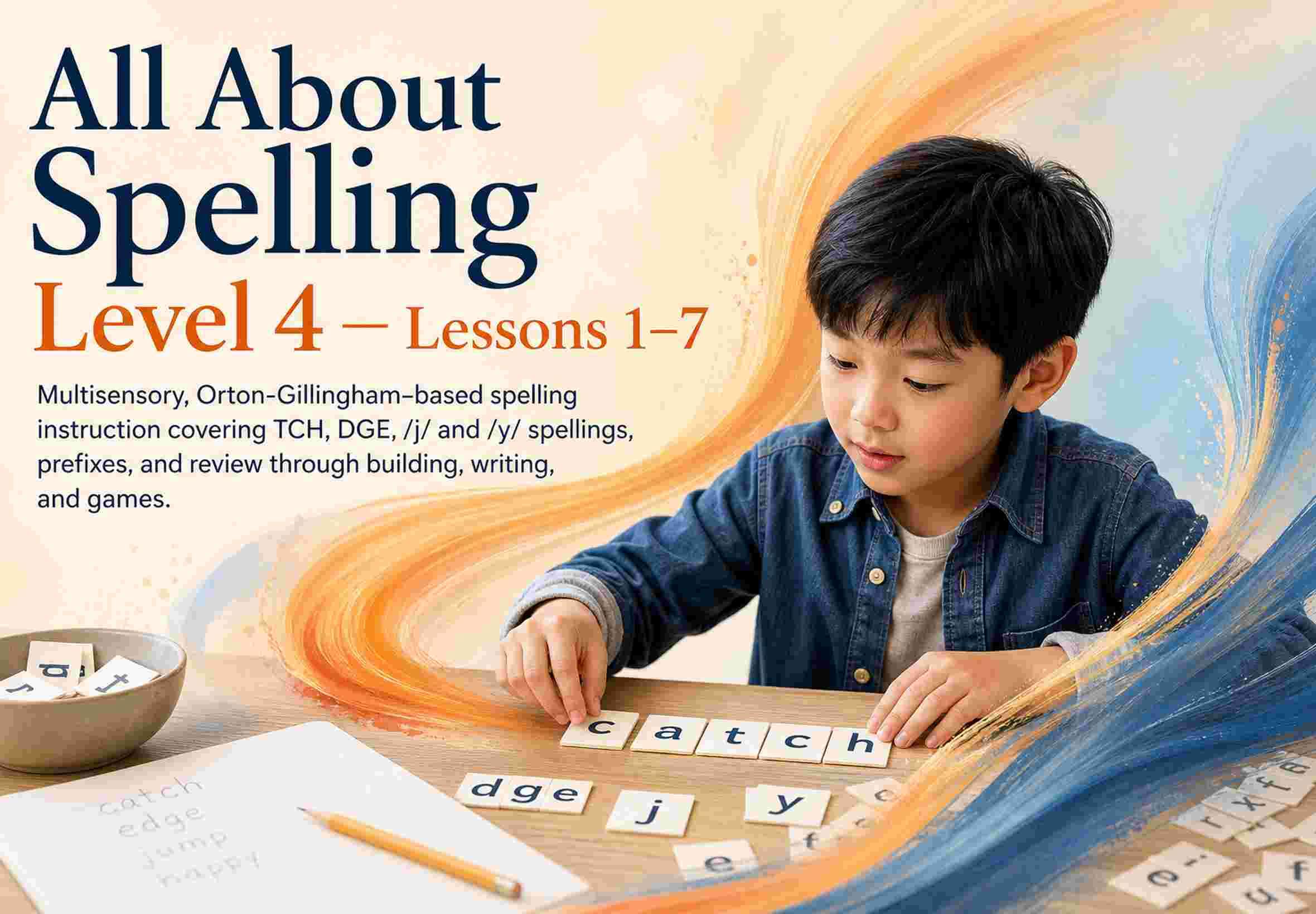 All About Spelling Level 4 — Lessons 1–7