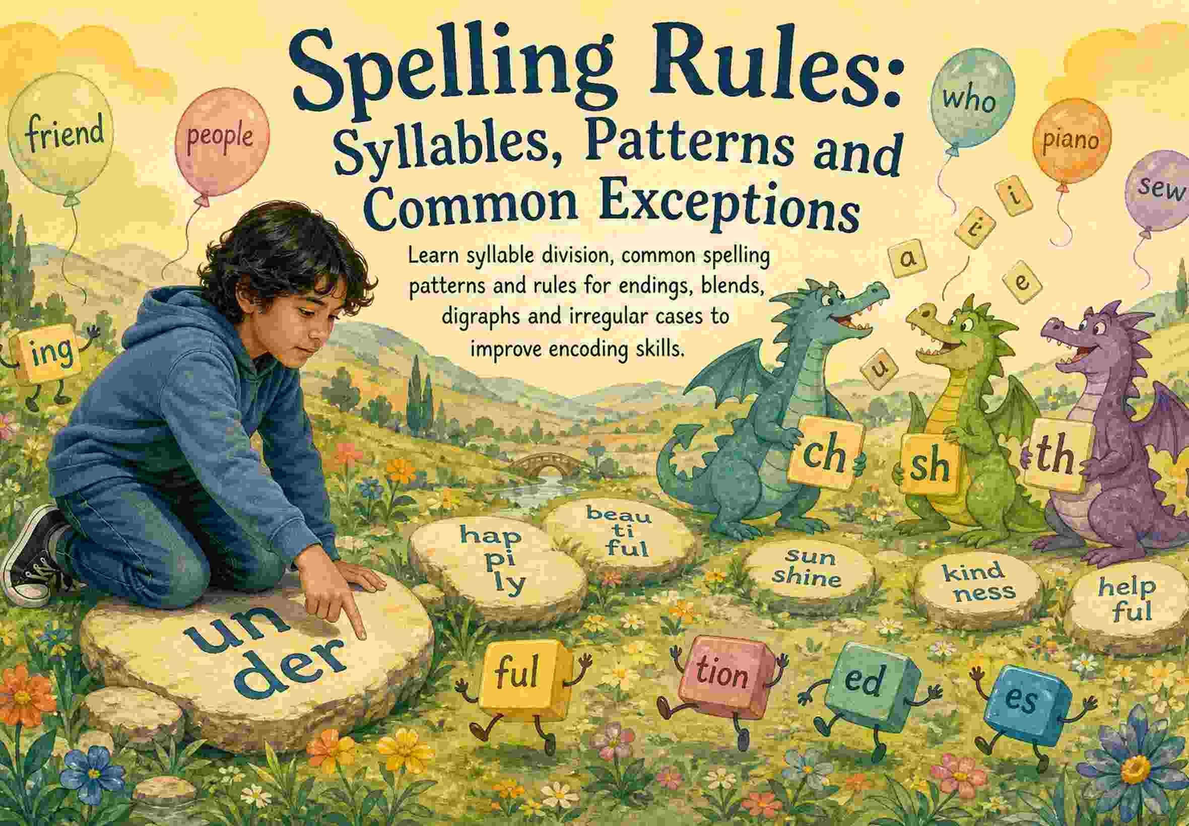 Spelling Rules: Syllables, Patterns and Common Exceptions