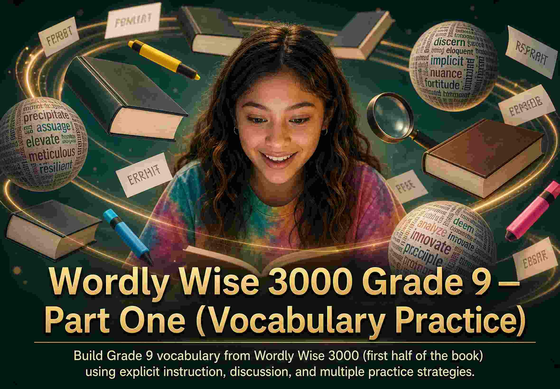 Wordly Wise 3000 Grade 9 — Part One (Vocabulary Practice)