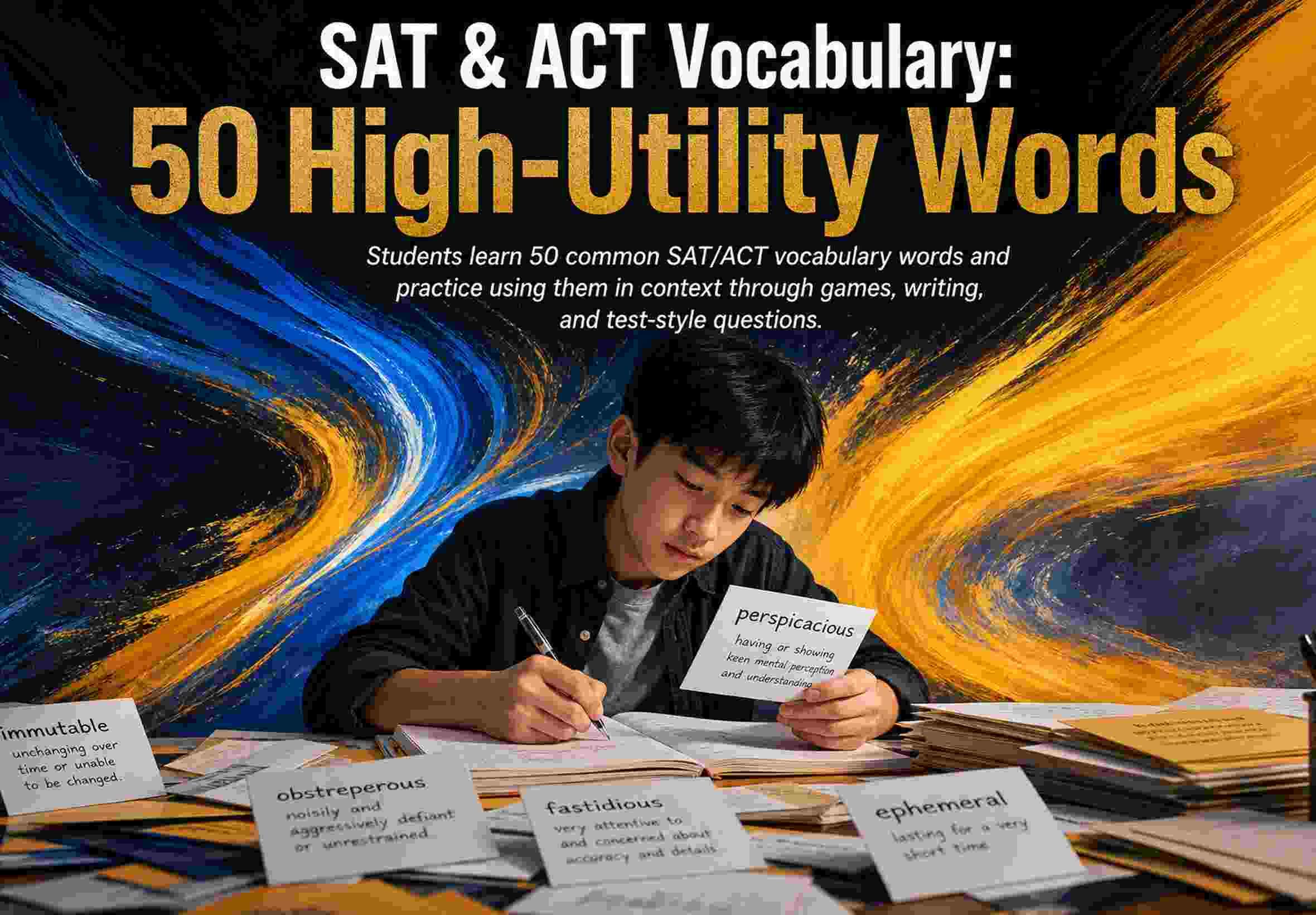 SAT & ACT Vocabulary: 50 High-Utility Words